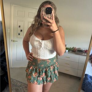 aerie flower skirt